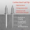 200pcs Double Headed Skirting Thread Seamless Nail, Bidirectional Invisible Nails,