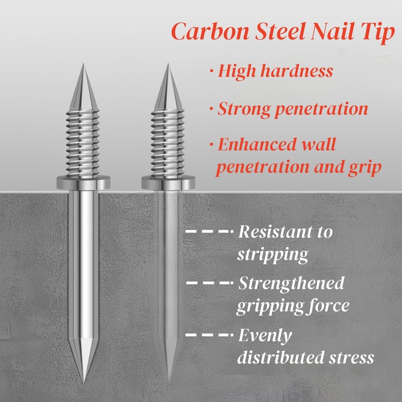 200pcs Double Headed Skirting Thread Seamless Nail, Bidirectional Invisible Nails,