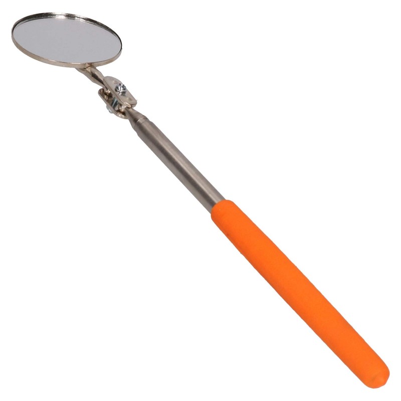 30mm + 50mm Round Circular Inspection Telescopic Extendable Mirrors 2pc