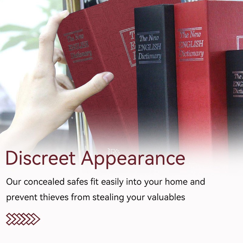 BuchSafe with Combination Lock, Book Safe Dictionary with Secret Hide,