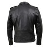 Milwaukee Leather Men's Premium Classic Black Leather Motorcycle MC Style