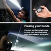 LED Sensor Light Brightness Adjustable Headlamp COB Hat Clip Light