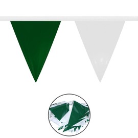 Water Gear Backstroke Flags - Meets All Regulations - Heavy-Duty Vinyl - Great for Swimmers and Divers - Competitive Swim Gear - Green/White