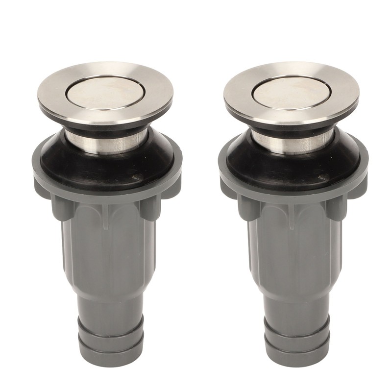 2 Pcs Bathroom Sink Stopper Stainless Steel Wash Basin Drain