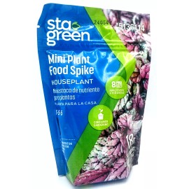 Sta-Green Houseplant Easy Indoor Plant Flower Food Fertilizer 5-5-5 Mini Spikes Sta-Green