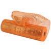 MEEDEE Orange Deco Mesh 10 Inch Deluxe Wide Foil Fall