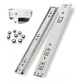 SIQUAR Corredera De Extensión Total Metálica 35 Cm X 35mm Alto