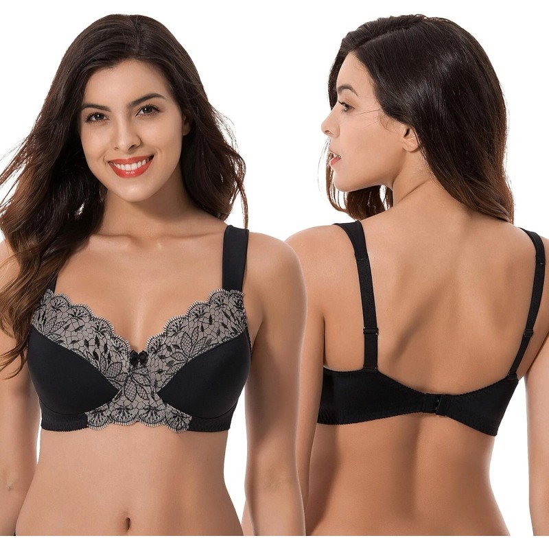 Curve Muse Plus-Size Wire-Free / Wireless Unlined Comfort Bras Size