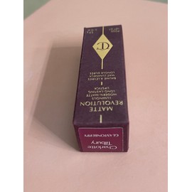 Charlotte Tilbury Matte Revolution Lipstick, Glastonberry, 0.12oz, New in Box