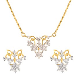 Efulgenz Indian Bollywood Ethnic Traditional Mangalsutra Pendant Necklace with Chain and Earrings Jewelry for Women