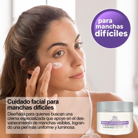 Crema Despigmentante de Noche Antiedad y Antimanchas Oscuras – Reafirma, Aclara y Regenera Hidratación Profunda con Extractos Naturales Textura Ligera – Todo Tipo de Piel – 50g