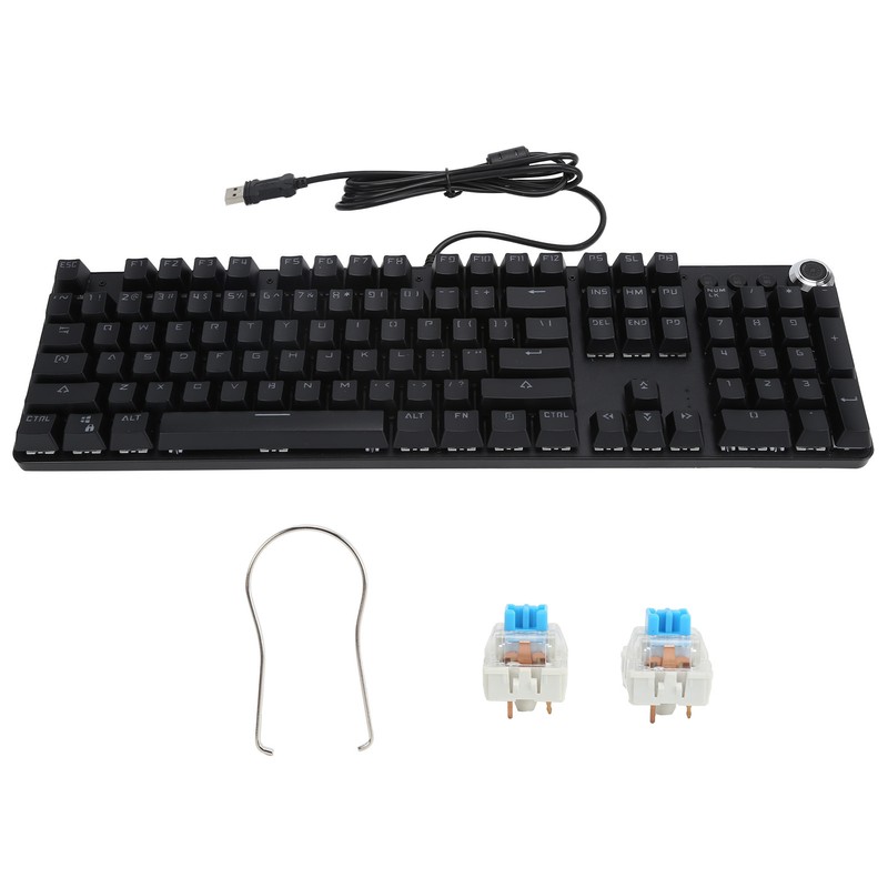 BAJEAL 902 104‑ Key Mechanical Keyboard USB Wired Gaming Keyboard