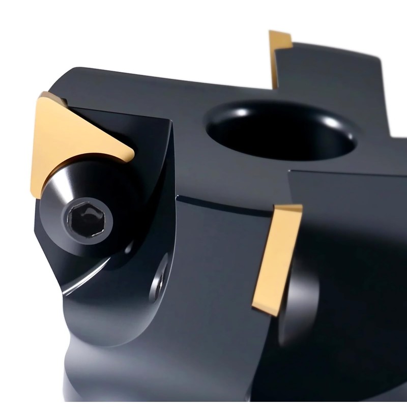 Accusize Industrial Tools 2-1/2 inch Indexable Face Milling Cutter 90