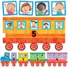 Headu DE52590 123 Big Train Educational Game Montessori, Orange