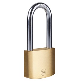 Yale Y110B/50/166/1/B Brass Padlock 50 mm LS Piece 1 Box, 50mm