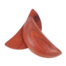 Garneck 2pcs Answers Spiritual Retro Buddhist Moon Tools Cup Yin Yang Divination Cups Wooden Cosplay Shui Chinese -shape Holy Supplies for Witch Wood Feng Ornament and Taoist