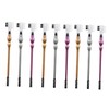 NOLITOY 9-in-1 Double Head Eyebrow Brush Eyelash Comb Spiral Design