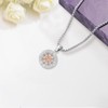 Eusense Compass Necklace 925 Sterling Silver Compass Pendant Chain Gifts