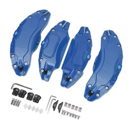 Brake Caliper Cover, Aluminum Alloy Caliper Trim Bright Color Lightweight Strong Heat Dissipation High Strength for Model Y 19 20in Wheels Hub (Blue)