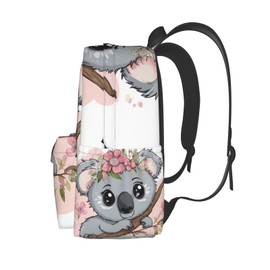 cfpolar 17 Inch Backpack Cute Koala Baby Girl Laptop Bag Shoulder Bag School Bookbag Casual Daypack For Boys Girls