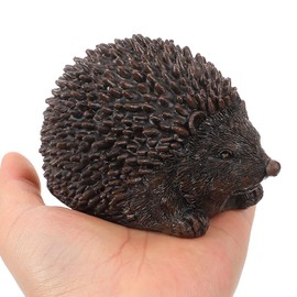 SUPVOX Hedgehog Key Hider, Outside Spare Door Key Box Key Holder, Outdoor Small Garden Hedgehog Statues Animal Ornament Jewelry Trinkets Box for Key, Ear Studs, Ring,