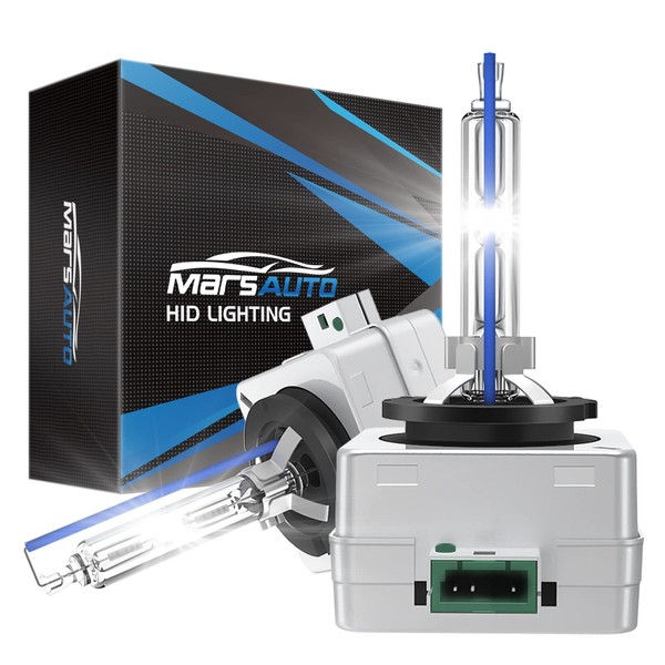 Marsauto D3S HID Bulbs, 6000K Cold White, Xenon Bulb, 3500