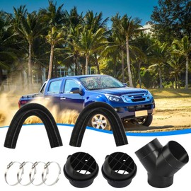 Diesel Heater Exhaust Pipe Set 75mm Heater Ducting Y Piece Diesel Heater Ducting 75mm Tube for Diesel Heater Accessories Parking Heating Hose Night Heater Ducting Heater Pipe Kit Heater Outlet Hose