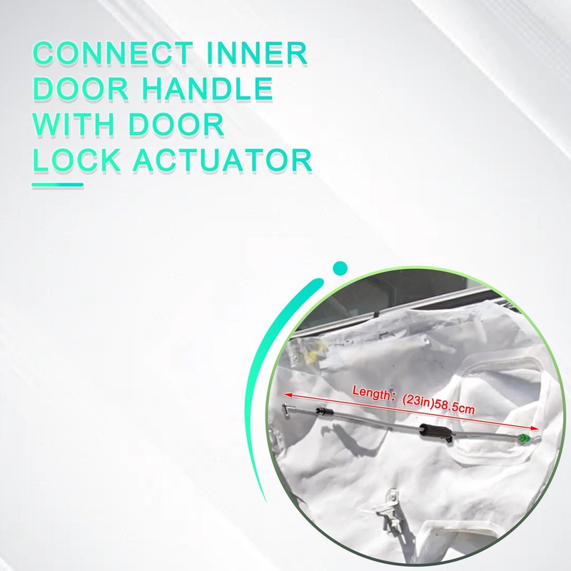 Unikpas Passenger Door Cable Compatible for Honda Accord Sedan 4
