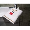 Lex's Linens Rudolph Embroidered Christmas Hand Towel
