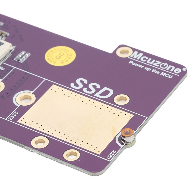 SSD Expansion Board for RPi 5 Support PCIE X1 and