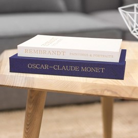 Libros decorativos, decoración de libros de mesa de centro, libro falso de lino para decoración de mesa del hogar, decoración de mesitas de noche, decoración de estantería para habitación del