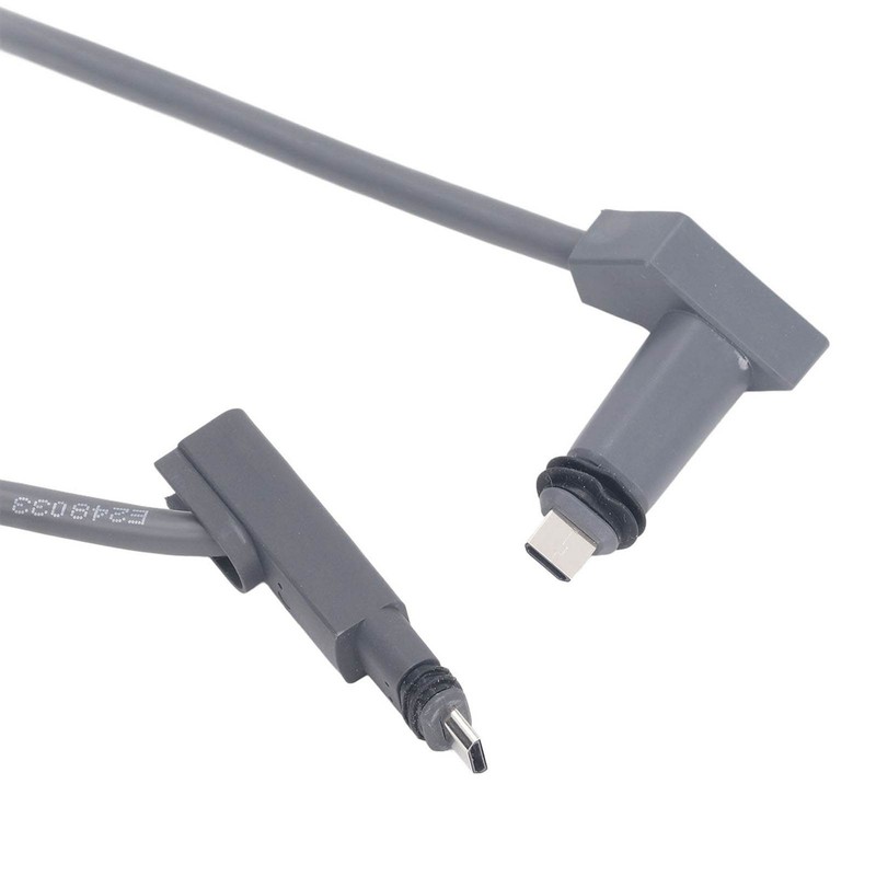 Rectangular Satellite Replacement Cable Waterproof Satellite Extension Cable Grey with