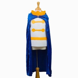 Cinderella Prince Charming Deluxe Costume Set (Tunic, Blue Cape, and Crown) - Baby, Toddler, Kids, Teen, Adult and Plus Sizes (Adult XL)