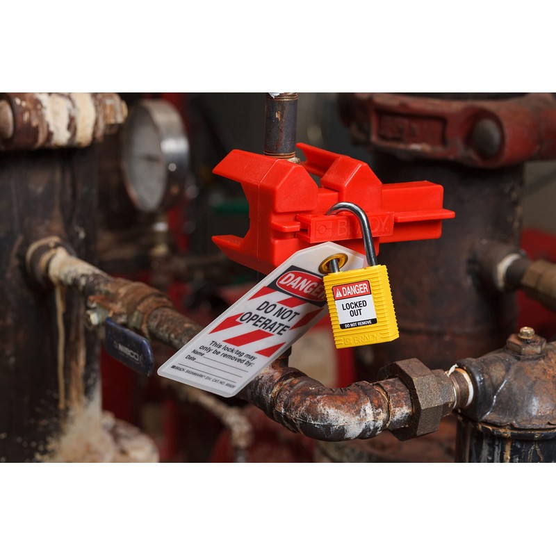 Brady (CPT-BRN-25AL-KD) SafeKey Nylon Lockout Padlock - Compact with Aluminium