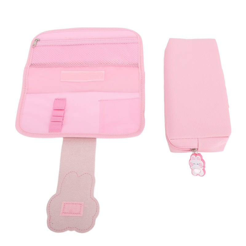 Large Pencil Case Canvas Detachable Portable Large Capacity Pencil Pouch