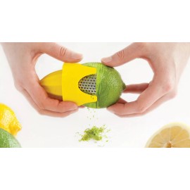Talisman Designs 2-in-1 Compact Citrus Zester and Reamer