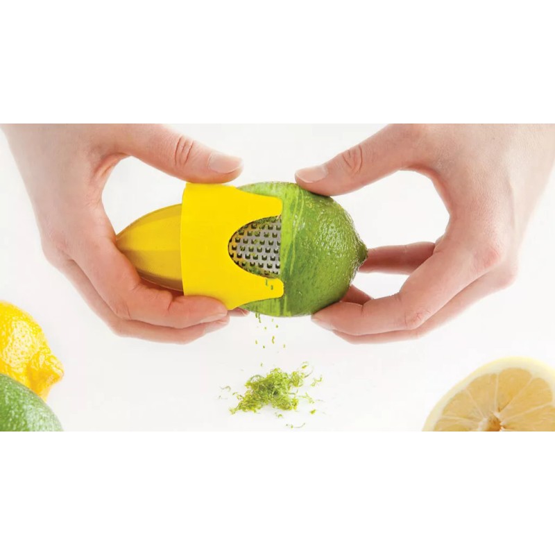 Talisman Designs 2-in-1 Compact Citrus Zester and Reamer
