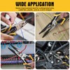 Fancytool Multi-Function Needle Nose Pliers with Cutting, Stripping, Crimping and