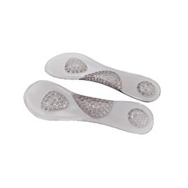SturdyFoot Lady Massaging Gel Insoles with Arch & Metatarsal Support and Heel Cushion, 3/4 Insoles. Party Feet