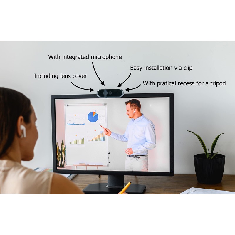 SCHWAIGER WCM10 Webcam Video Camera Video Chat 1280 x 720P