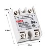 MYSWEETY 3PCS SSR-40DA Solid State Relay Single Phase Semi-Conductor Relay