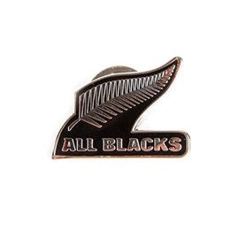 All Blacks Logo Pin Badge Black