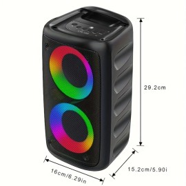 Unbranded RGB Light, Easy - Operate TWS Bluetooth Speaker Suitable for Outdoor Events USA