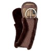 Equinate Western Moon Girth Anatomical with Synthetic Lambskin Short Girth