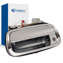 RARAYC Tailgate Handle Liftgate Latch Handle Chrome | for 2000-2006 Toyota Tundra | Replaces# 69090-0C010 69090-0C030-C0