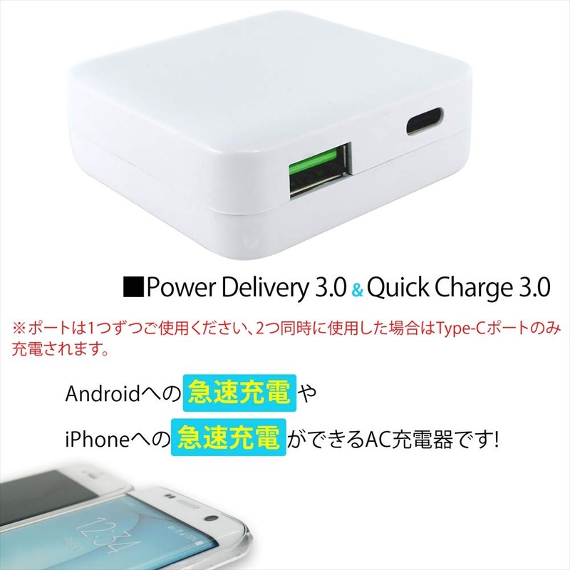 White Nuts JX-AC-161 USB Charger, Fast Charging, 2 Ports, TYPE-C,