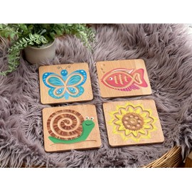 Yellow Door Sensory Calming Trails for kids aged 1, 2, 3, 3, 5 |Four Wellbeing Mindful Breathing Boards |Early Educational Learning |Fine Motor Skills |Self Regulation | Path to calm | Relieve Anxiety