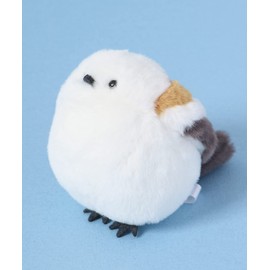 Bleu Bleuet Plush Keychain, white, S