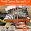 MULTUS Orange Reflective Cambuckle + Handle Moving Cargo Car Truck