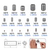 261PCS Hex Allen Head Socket Set Screw, KWOKWEI Grub Screw